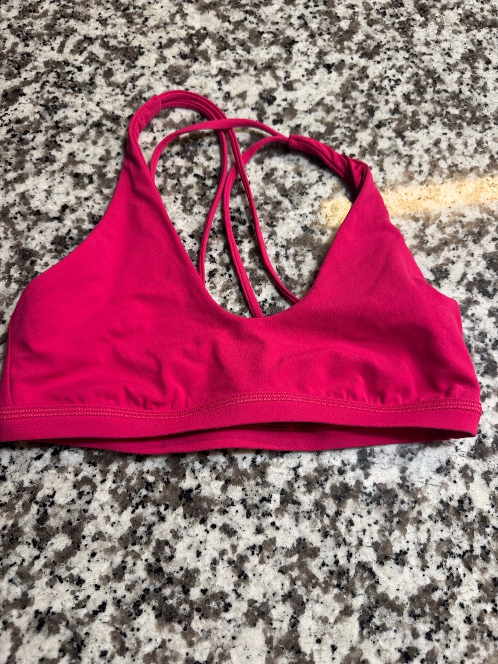 Women’s Pink Strappy Bralette Top